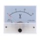 thumbnail image 2 of 85c1 dc rectángulo amperímetro amperímetro actual voltímetro panel analógico 0-30 v, 2 of 5