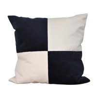 Máxima Design - Cojín Gabriela Negro Blanco Felpa 50X50 Cm