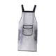 thumbnail image 3 of Delantal De Chef Delantal De Cocina Delantal Impermeable A Prueba De Aceite Para Chef Salon Hombres Mujeres Blanco, 3 of 5