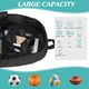 thumbnail image 4 of Mochila deportiva WOLT para fútbol juvenil, baloncesto y voleibol, negra, 4 of 7
