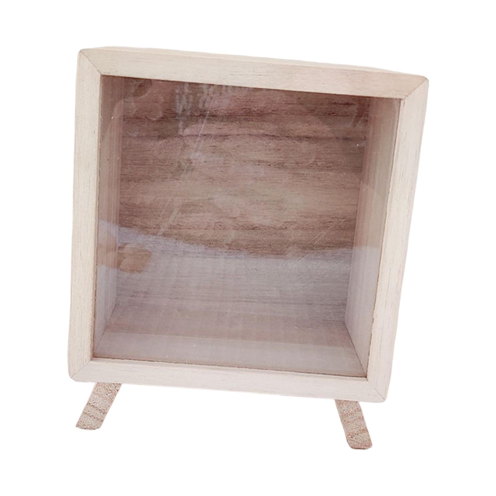 Magideal - Alcancía De Madera Cubierta Transparente Consejos Para El Nombre Del Niño Diy Cajas De Cambio Visible Solo Guardar, No Se Puede Sacar Para Regalo De C