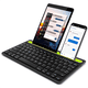 thumbnail image 1 of Teclado Arcashopping bluetooth recargable portátil negro, 1 of 3