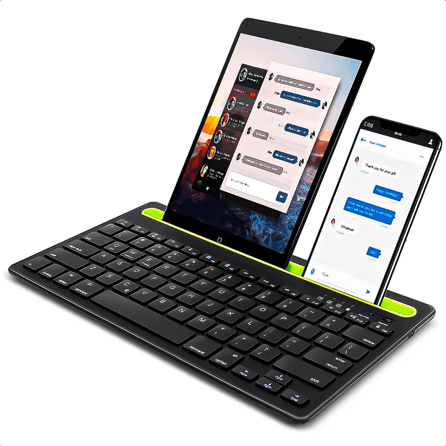 Genérico - Teclado Arcashopping Bluetooth Recargable Portátil Negro
