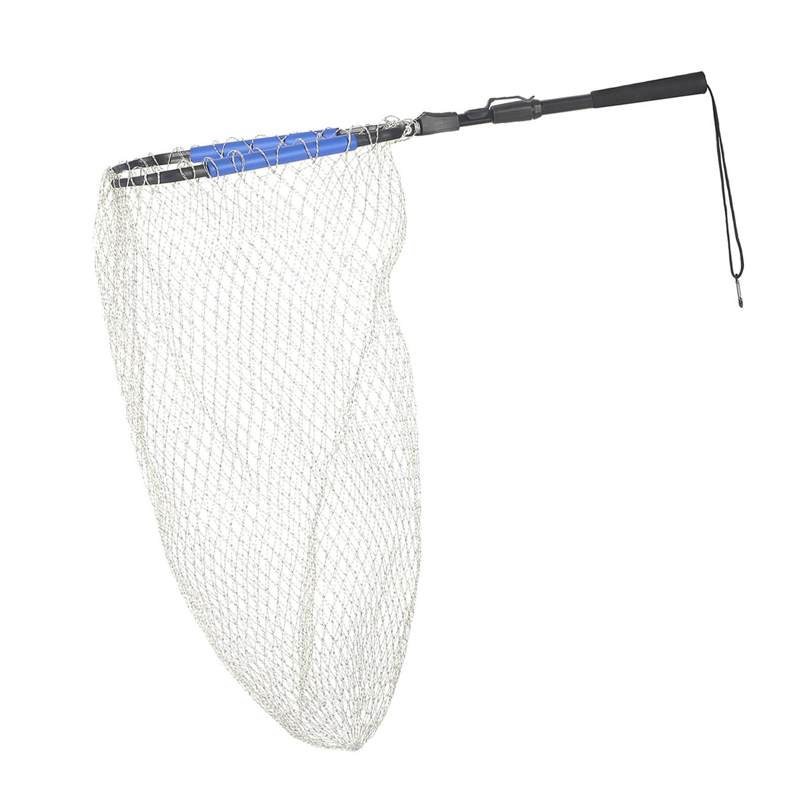 Magideal - Red De Aterrizaje De Pescado Captura De Pescado Red Fuerte De Carga Portátil De Pesquería Portátil Manual Para Hombres Al Aire Libre Para Mujeres Bota