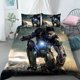 thumbnail image 1 of Iron Man Printed Quilt Duvet Cover Set Kids Children Home Textiles Pillowcase3-Piece Bedding Set, 1 of 5