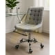 thumbnail image 2 of Silla De Escritorio Ergonómica Tapizada En Terciopelo Premium Modelo Oficina Roma - Gris, 2 of 3