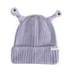 thumbnail image 1 of Gorro De Punto De Pequeño Monstruo Brillante, Gorro De Punto Para Niño, Para Correr, Patinar, Calle, Morado, 1 of 5