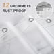 thumbnail image 3 of Forro de cortina de ducha AmazerBath, resistente, calibre 12, transparente, 3 of 8
