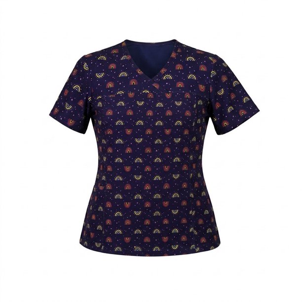 Delantal Mujer Ripholia 2518 tela elasticada estampada