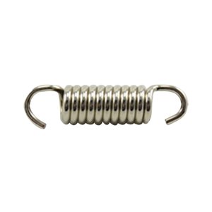 Ioensy - Accesorio De Resorte De Tubo De Escape De Motocicleta 304 Acero Inoxidable 43Mm Argent Straight