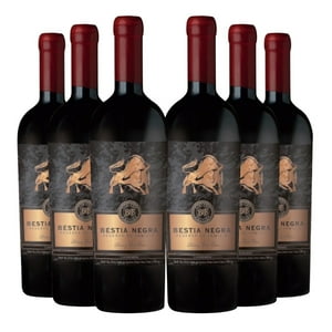 Bestias Wines - 6 Vinos Bestia Negra Family Reserve Carmenere, 750 Ml, 14.5%