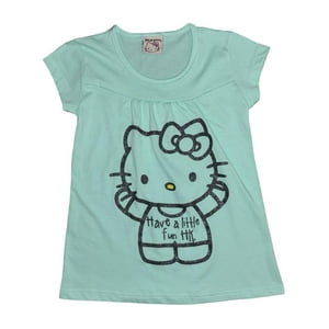 Polera Niña Hello Kitty Verde 8