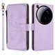 thumbnail image 2 of Funda Cartera Mariposa para [Xiaomi 15 Ultra] con Soporte y Cremallera Morado claro, 2 of 6