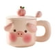 thumbnail image 1 of Taza De Té, Novedad, Bebida, Hotel, Hogar, Con Cuchara, Dormitorio, Jugo, Taza De Café De Cerámica, Cerdo Rosa, 1 of 5