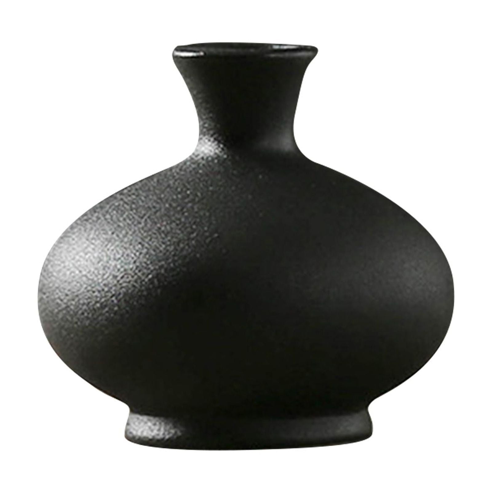 Bothyi - Jarrón De Cerámica, Accesorio Floral, Pequeño Jarrón Artístico Para Dormitorio, Estilo Rústico, Estante E