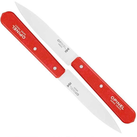 Set de cuchillos para pelar OPINEL No.112, acero Sandvik, 2 piezas
