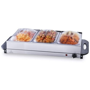 Bandeja Térmica Vevor Electric Buffet De 7,5 Litros Con Control De Temperatura Etl