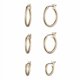 thumbnail image 2 of Set de Aros Mujer Anne Klein Básicos Dorado, 2 of 2