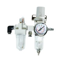 Ioensy - Regulador De Presión De Aire Combinado, Reemplaza El Cambiador De Neumáticos Estable, Separador De Aceite Y Agua, Apertura Hacia Abajo