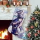 thumbnail image 1 of Genshin Impact Tema: Calcetines de Navidad, fino lino blanco para colgar en escaleras y chimenea, decoración navideña para el hogar, regalo de Navidad. 45cm × 32cm, 1 of 5