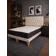 thumbnail image 5 of Cama Europea 2 Plazas Base Dividida Respaldo Capitone Lino Beige Completa, 5 of 5