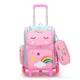 thumbnail image 1 of Children's trolley schoolbag cute cartoon girl schoolbag primary school student backpack primary school student backpack, 1 of 3