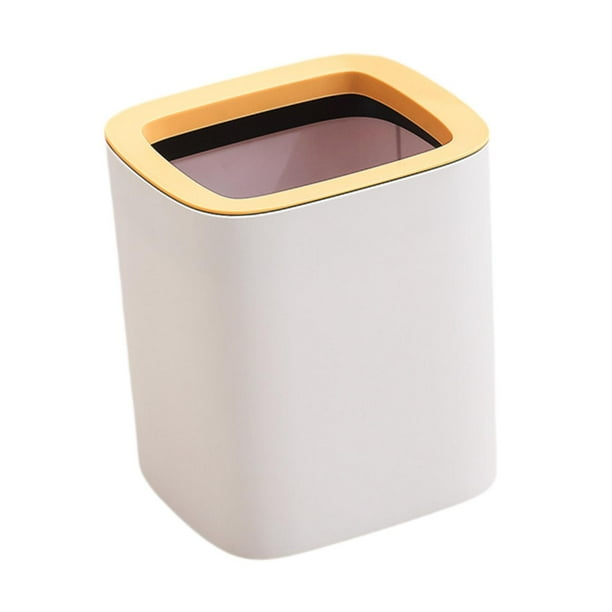 Basurero Fácil de Limpiar Contenedor de Gran Capacidad Cubo de Basura Basurero Tamaño S (Basurero)