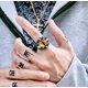 thumbnail image 2 of Anillo Garra y Ojo Yellow Hombre Moda Masculina 2019, 2 of 3