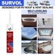 thumbnail image 3 of Sellador de techo Survol, autonivelante, blanco, 10.3 onzas, para autocaravana, paquete de 4, 3 of 9