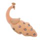 thumbnail image 5 of Simulación De Almohada De Pavo Real Cojín De Piso Cojín Decoración Para El Hogar Relleno Firme Marrón Claro, 5 of 5