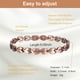 thumbnail image 3 of Tobillera magnética de cobre para mujer, alivio del dolor por artritis, 9.44 pulgadas, joyería de cobre en forma de corazón, regalo de moda para mujer., 3 of 6
