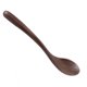thumbnail image 4 of Cucharada de cuchara de cuchara de servir de madera de nogal negro para mezclar sopa revolvente D, 4 of 5