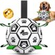 thumbnail image 1 of Pelota de fútbol para perros QDAN con cascabel y sonido chirriante, 1 of 9
