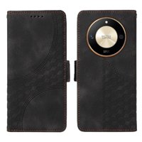 Carcasa Foxdock Honor X50 De Cuero Pu, Diseño Acolchado Clásico, Protección Contra Caídas Y Rayones