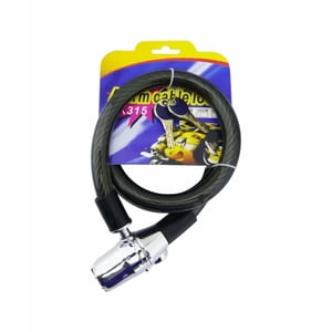 Genérico - Cadena Y Candado Moto O Bicicleta Con Alarma 20Mm X 1.3M