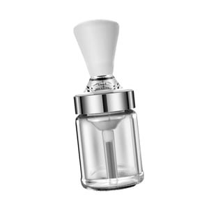 Bothyi - Dispensador De Aceite De Vidrio Con Cepillo, Recipiente 2 En 1 Para Repostería Doméstica Y Cocina.