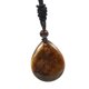 thumbnail image 4 of Colgante De Gota De Agua Collar De Piedra Joyería Artesanal Resistente Para Unisex Ajustable Amarillo, 4 of 5