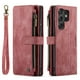 thumbnail image 1 of Wallet Case Artificial Leather Card Holder, Magnetic Kickstand & Zipper For Samsung Galaxy S23 S22 S21 S20 Ultra S21 FE S10 S9 S8 Plus Note 10 Note 20 Ultra, 1 of 3