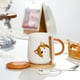 thumbnail image 2 of Tazón, Mug Con Diseños De Gatos, Incluye Tapa Y Cuchara Oreja café, 2 of 3