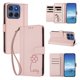 thumbnail image 2 of Funda Cartera Trébol para Motorola Edge 2025 5G con Ranuras Tarjetas y Carga Inalámbrica Rosa, 2 of 6
