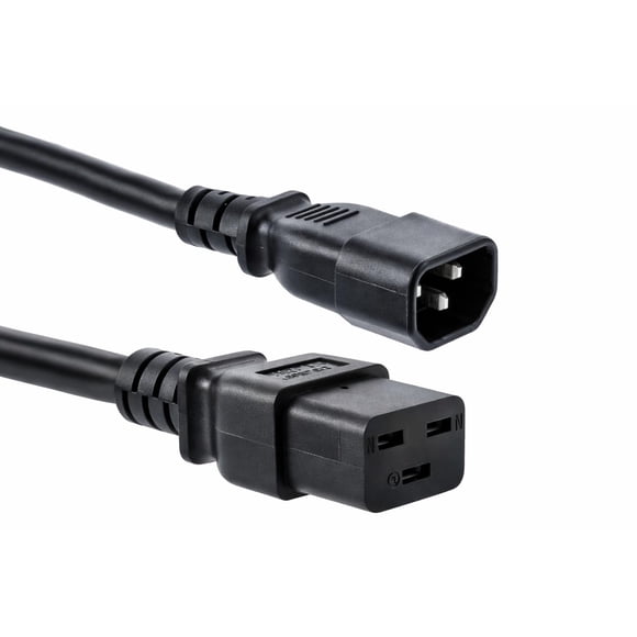 Cable de alimentación CablesAndKits 1,8 m 15 A/250 V C14 a C19