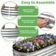 thumbnail image 3 of Cama de cultivo elevada TATAANTY 122x61x30 cm de metal galvanizado, 3 of 7