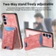 thumbnail image 2 of Funda Billetera con Soporte para Samsung Galaxy A25 Protector Delgado Rosa, 2 of 6