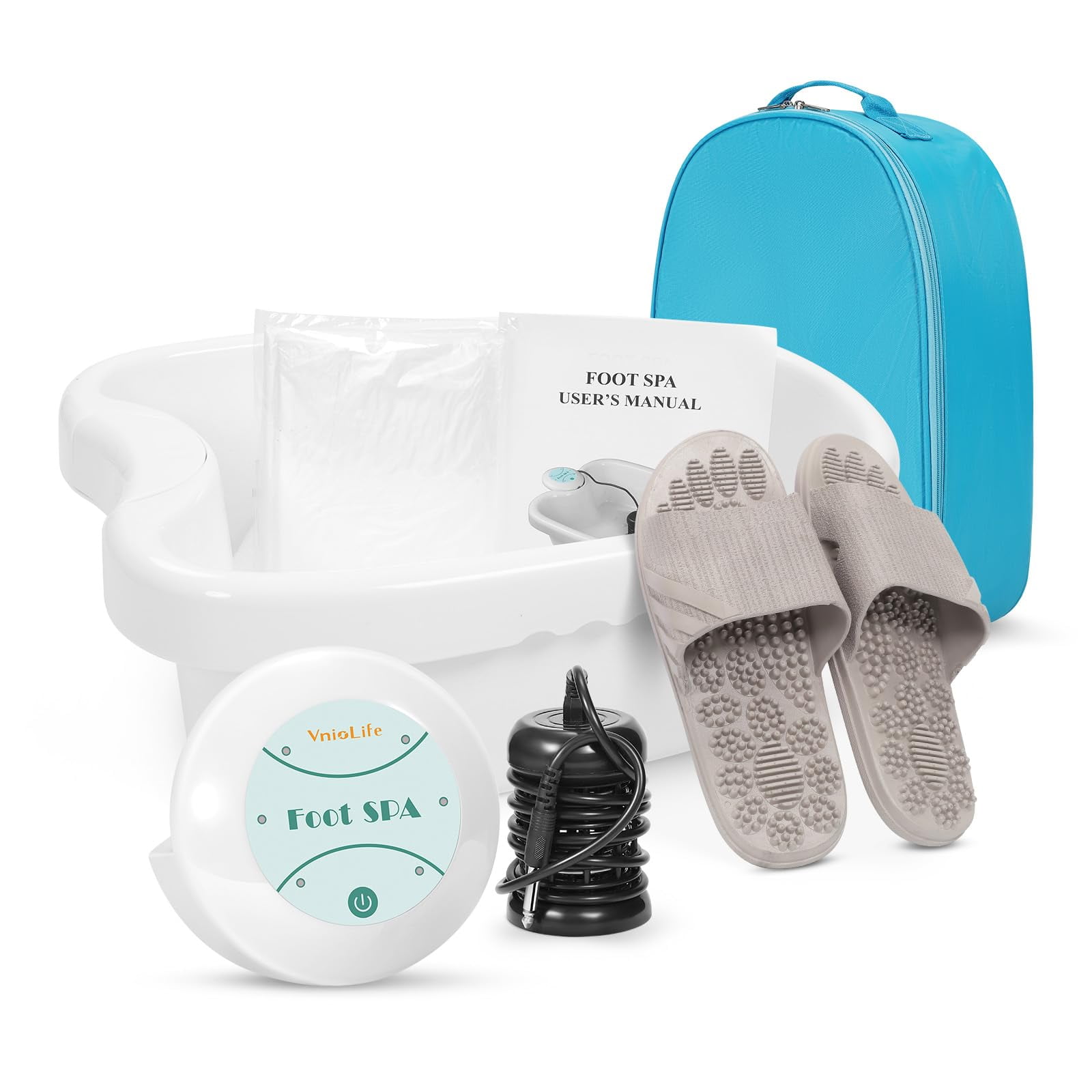 Masajeador Iónico Para Pies Vniolife, Spa Desintoxicante, 110 V, Portátil