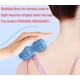 thumbnail image 3 of Masaje con doble pelota de lacrosse: rodillo de masaje de tejido profundo con forma de cacahuete, terapia de puntos gatillo para caderas, espalda, columna vertebral, piernas, hombros, cuello y autolib, 3 of 7