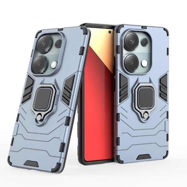 FOXDOCK Funda Antigolpes para Xiaomi Redmi Note 13 Pro 4G – Protección Total con Soporte y Diseño Robusto
