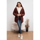 thumbnail image 1 of Chaqueta Mujer Reversible Peluda Invierno Calidad Premium 6072, 1 of 6