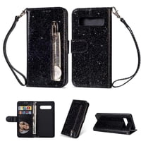 Funda Para Foxdock Elegante Funda Samsung Galaxy S10 Lite Glitter Con Cremallera-Ideal Para El Uso Diario