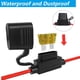 thumbnail image 3 of Portafusibles en línea calibre 14, 12 V CC, ATC/ATO, kit de 12 portafusibles de cuchilla con 60 fusibles estándar para automóvil, arnés de cableado de 14 AWG, cable flexible impermeable para fusibles, 3 of 7