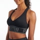 thumbnail image 2 of Sujetador deportivo PUMA para mujer, negro sin costuras, con copas extraíbles, 2 of 3